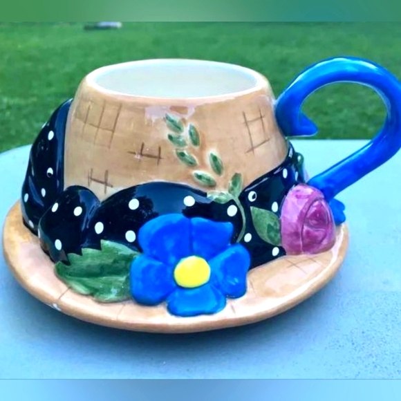 Vintage #MeInk 1995 #strawhat #mug - Picture 1 of 5